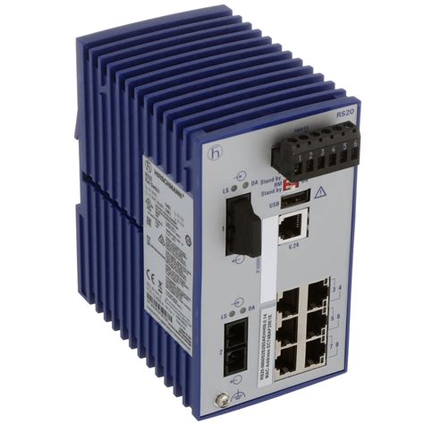 Hirschmann Rs20 0800s2s2sdae Ethernet Switch Managed Compact