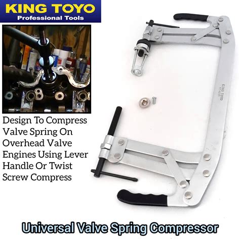 King Toyo Heavy Duty Universal Valve Spring Compressor For Automotive