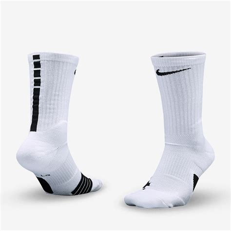 Mens Clothing Nike Elite Crew White Socks Performance Pro