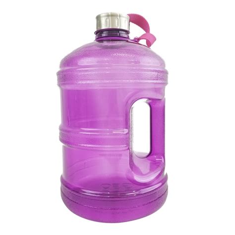 Gallon Bpa Free Reusable Plastic Drinking Water Bottle W Stainless