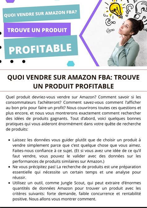 Ppt Quoi Vendre Sur Amazon Fba Trouve Un Produit Profitable