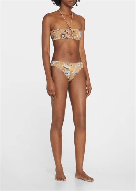 Buy Ulla Johnson Dani Low Rise Hipster Bikini Bottoms Primrose At