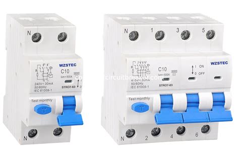 Residual Current Circuit Breaker With Overcurrent Protection 40A 30mA