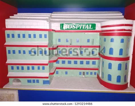 hospital thermocol model stock photo  shutterstock