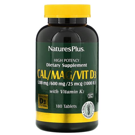 Nature S Plus Cal Mag Vit D With Vitamin K Tablets Afora Blog