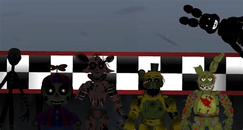 Fnaf 3 characters by montgomerygaming on DeviantArt