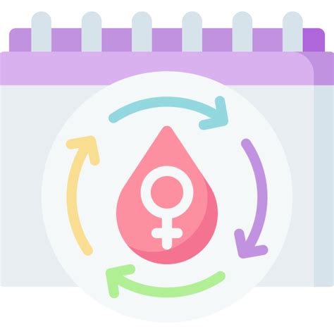 Ciclo Menstrual Iconos Gratis De Asistencia Sanitaria Y M Dica