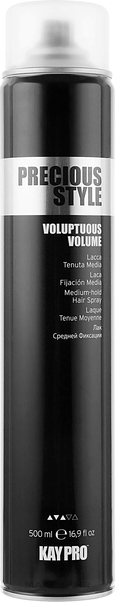 Kaypro Precious Style Volume Medium Hold Hairspray Sprej Luxury