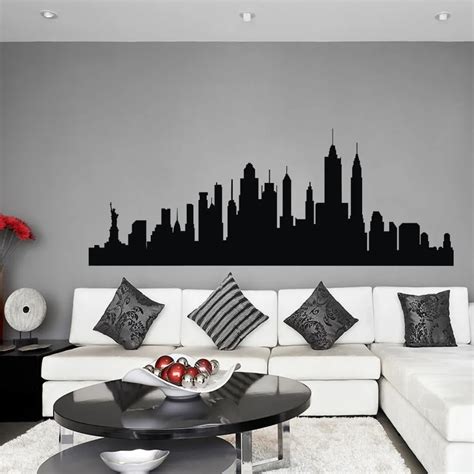 Wall Decal New York City Nyc Skyline Cityscape Travel Vacation