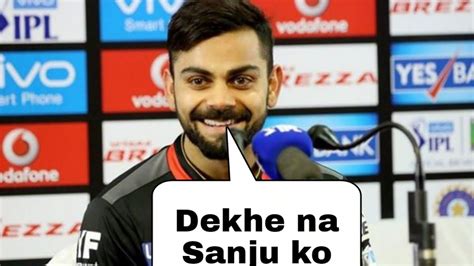 Watch Virat Kohli Give Emotional Statement By Sanju Samson In