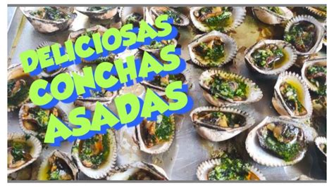 Cómo Preparar DELICIOSAS CONCHAS ASADAS paso a paso FÁCIL Y