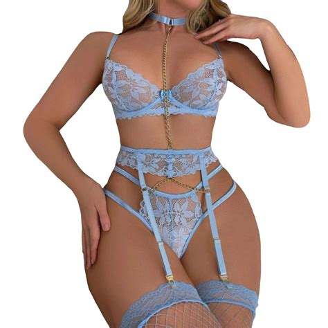 Pmvfhde See Through Lingeries Plus Size Lingerie Set For Women Lace