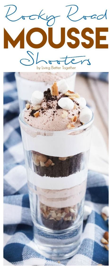 These Rocky Road Mousse Shooters Are The Perfect Dessert As We Ease