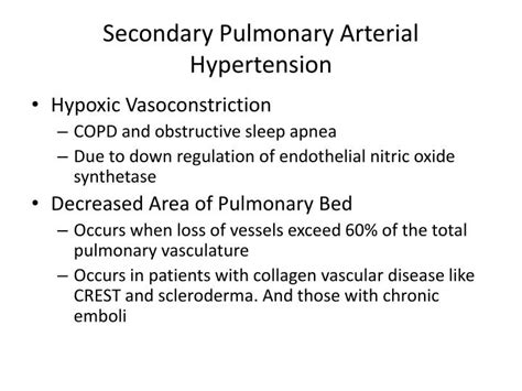 Ppt Differentiate Pulmonary Arterial Hypertension From Pulmonary Venous Congestion Powerpoint