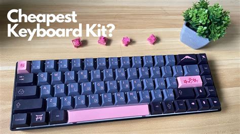 Cheapest Keyboard Kit Tester 68 CIY 68 KBM 68 With Akko Rose Red