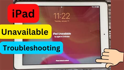 Troubleshooting Guide For How To Reset An Unavailable Ipad