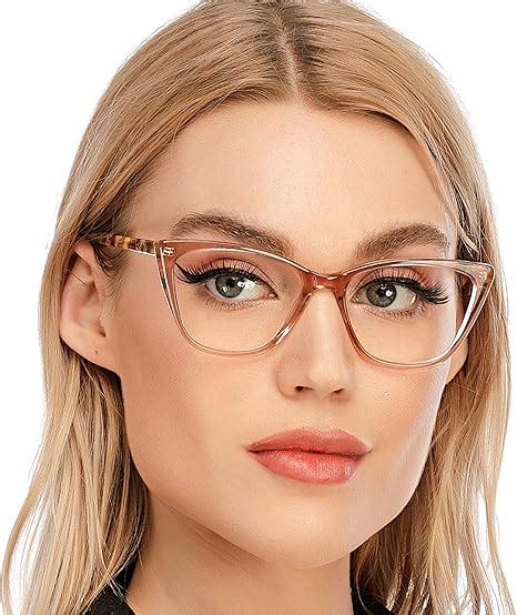 Amazon AQWANO Stylish Cat Eye Computer Reading Glasses Women