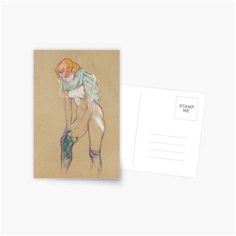 Henri De Toulouse Lautrec Woman Pulling Up Her Stocking Femme Qui