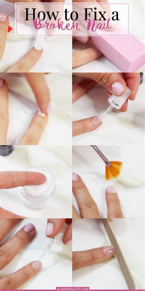 How to Fix a Broken Nail | Slashed Beauty