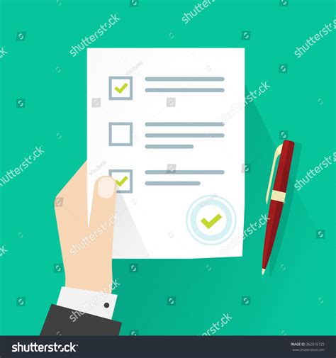 School Exam Test Results Vector Illustration Stock Vector 362016725