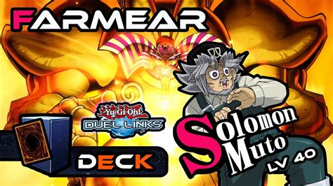 YuGiOh Duel Links Deck De Farmeo Solomon Muto Abuelo Lv40 DM