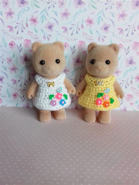 Sylvanian Families Dress For Mother Clothing For Sylvanian Etsy Uk