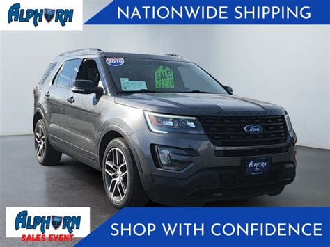 Pre Owned 2016 Ford Explorer Sport 4 Door Suv In Monroe P3466