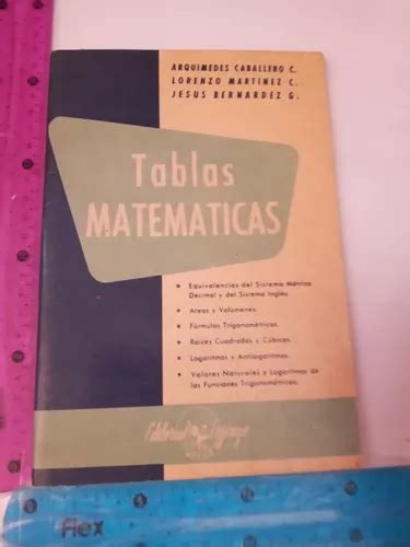 Tablas Matemáticas Mercadolibre