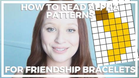 How To Read Alpha Patterns Friendship Bracelets Youtube