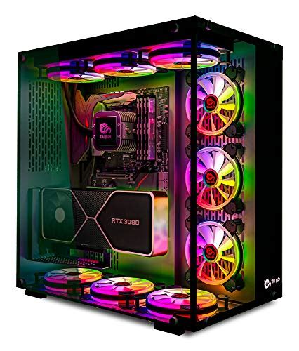 TALIUS Chronos Boîtier PC Gamer en Verre trempé Tour PC