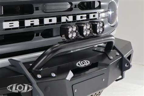 21 24 Bronco Lod Black Ops Full Width Winch Front Bumper