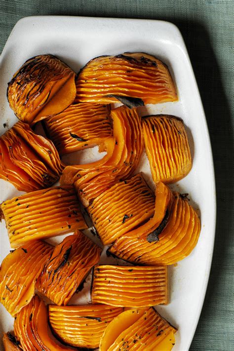 Best Hasselback Butternut Squash With Browned Butter Recipe How To Make Hasselback Butternut