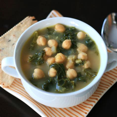 Vegan Kale And Chickpea Soup Recipe