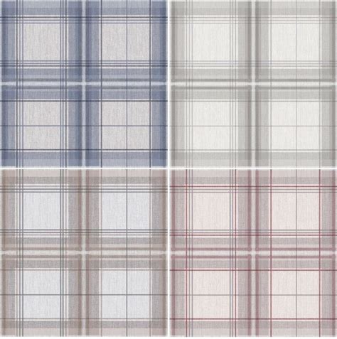 Arthouse Woven Check Wallpaper in Natural Grey, Red Cream, Blue Grey & Grey Whit | eBay | Home ...