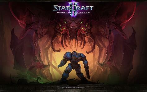 Hd Wallpaper Starcraft Ii Heart Of The Swarm Wallpaper Flare