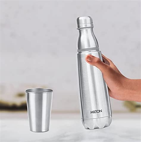 Milton Vertex Steel Thermosteel Hot Or Cold Water Bottle With