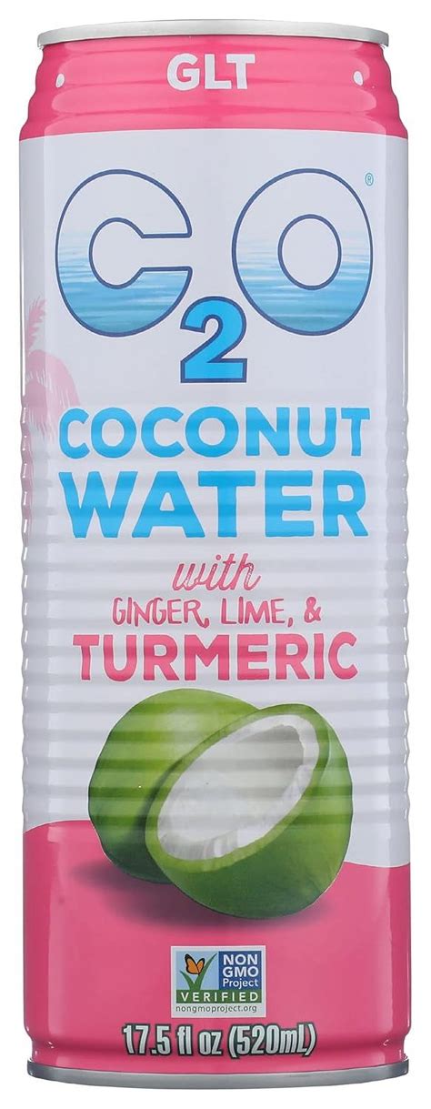 Pure Coconut Water With Ginger Lime Turmeric Plant Based Non Gmo