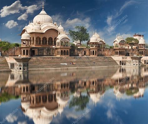 Kusum Sarovar in Mathura Uttar-Pradesh, India. Stock Photo by ...