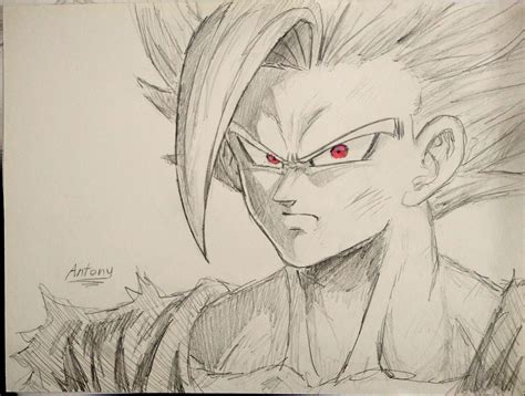 Details 113+ gohan ssj2 drawing latest - seven.edu.vn