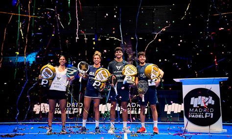 Madrid Premier Padel P1 Final femenina histórica y doblete de Coello