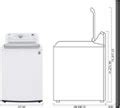 Lg Cu Ft High Efficiency Top Load Washer With Motion Technology