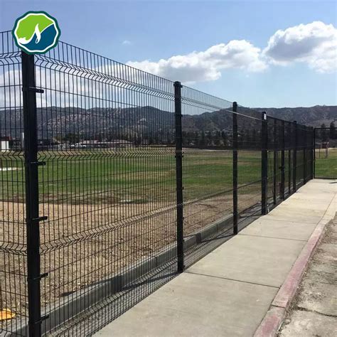 Commercial Galvanized Steel Welded Curved 3D Wire Mesh Fence China 3D