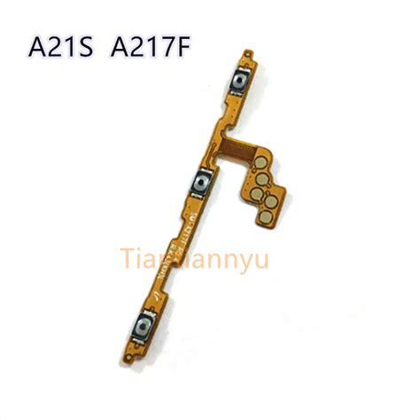 For Samsung Galaxy A21s A217f Power Volume Button Flex Cable Side Key Switch On Off Control