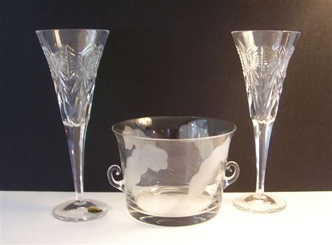 Waterford Crystal Champagne Flutes Set of 2 Limited Edition - Etsy