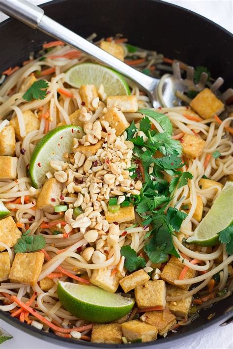 30 Minute Vegan Pad Thai With Tofu And The Most Incredible Simple Sauce Better Than Tak