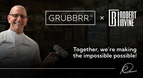 Grubbrr Partners With Robert Irvine To Address Challenges In The