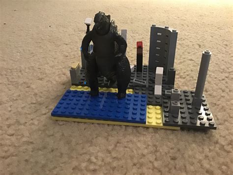 The Aftermath. ( I made this little set a couple hours ago I hope you enjoy it ) : r/GODZILLA