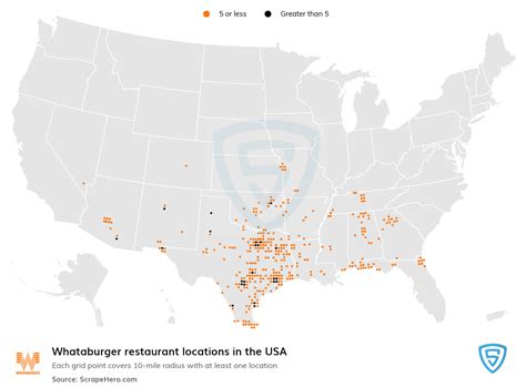 List of all Whataburger store locations in the USA - ScrapeHero Data Store