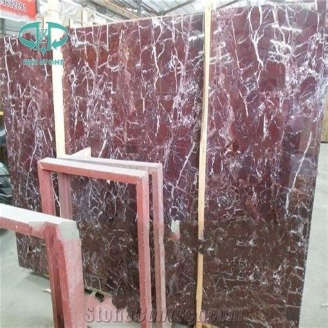 Turkish Rosso Lepanto Red Purple Marble Tile Slab Turkey Rosso