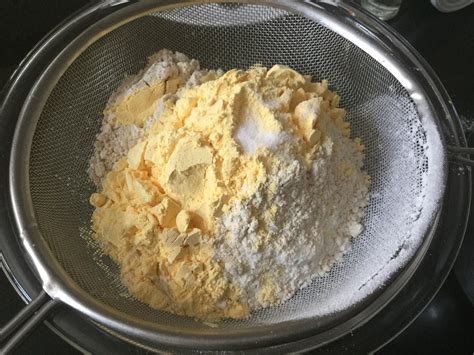 Sifting Flour And Custard Powder Curryandvanilla